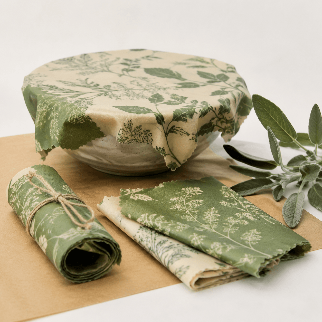 Reusable Beeswax Food Wraps (6) — Product