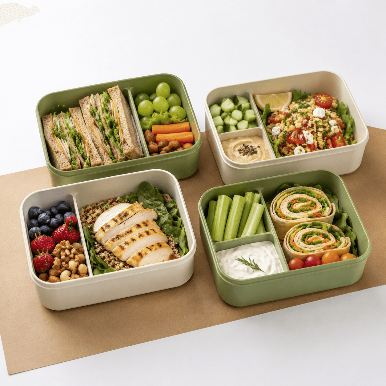 Snack & Lunch Box Set (4) — Product